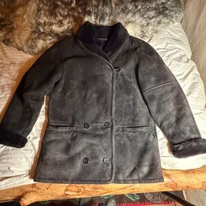 VTG Black 100% Sheepskin Jacket RancherStyle